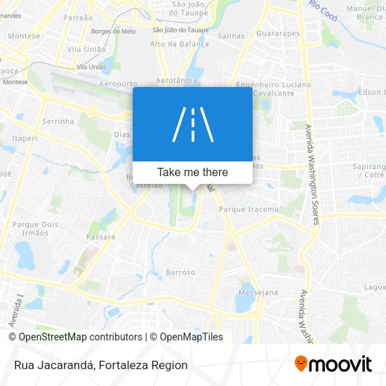 Rua Jacarandá map