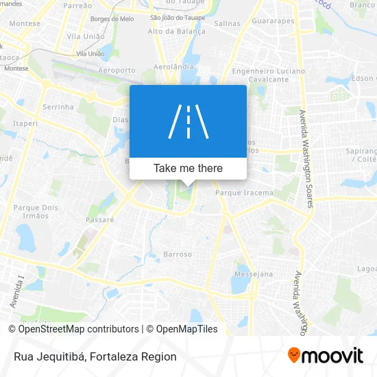 Rua Jequitibá map