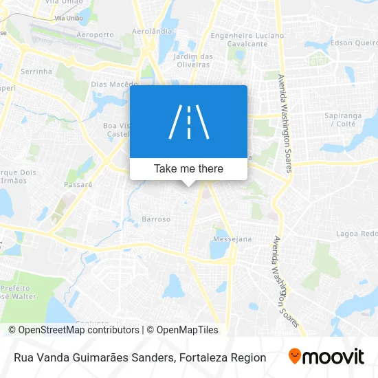 Rua Vanda Guimarães Sanders map