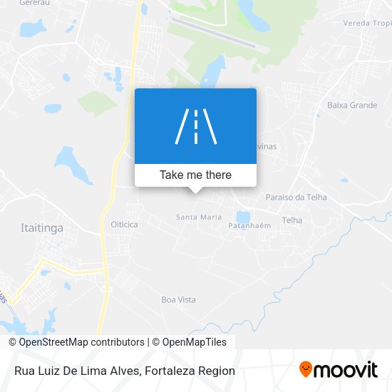 Rua Luiz De Lima Alves map