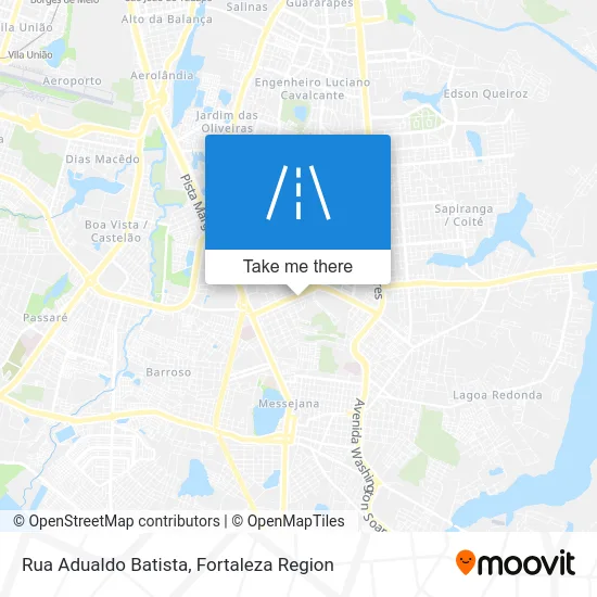 Rua Adualdo Batista map
