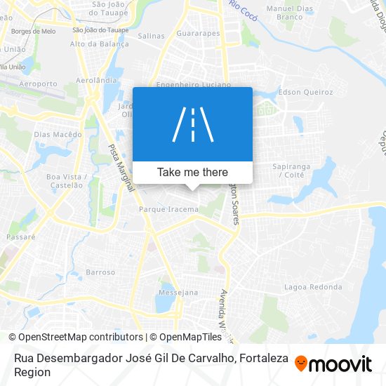 Mapa Rua Desembargador José Gil De Carvalho