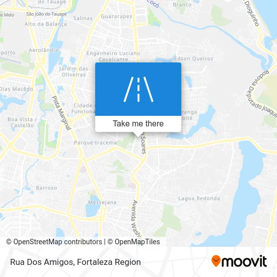 Rua Dos Amigos map