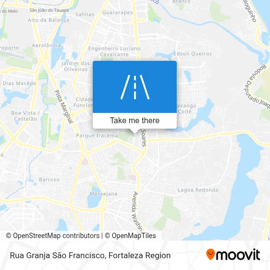 Rua Granja São Francisco map