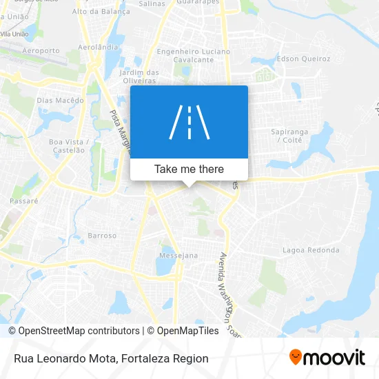 Rua Leonardo Mota map