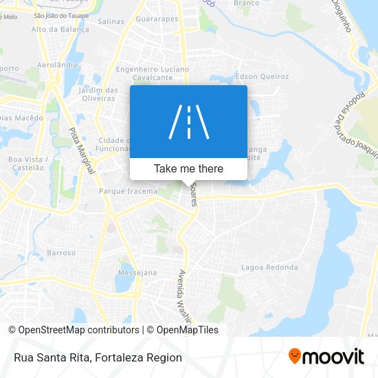 Rua Santa Rita map