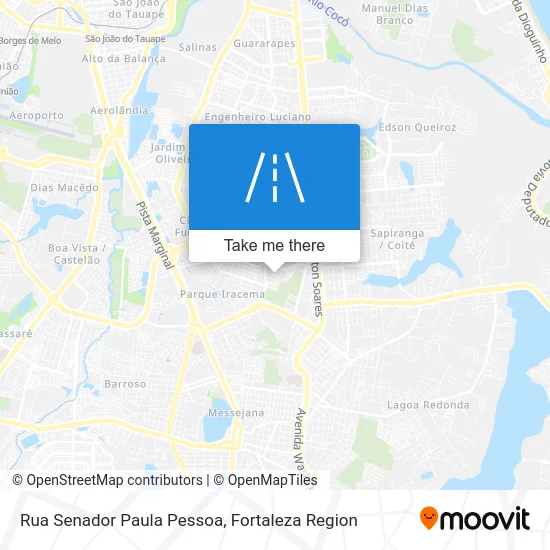 Rua Senador Paula Pessoa map