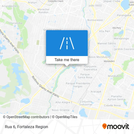 Rua 6 map