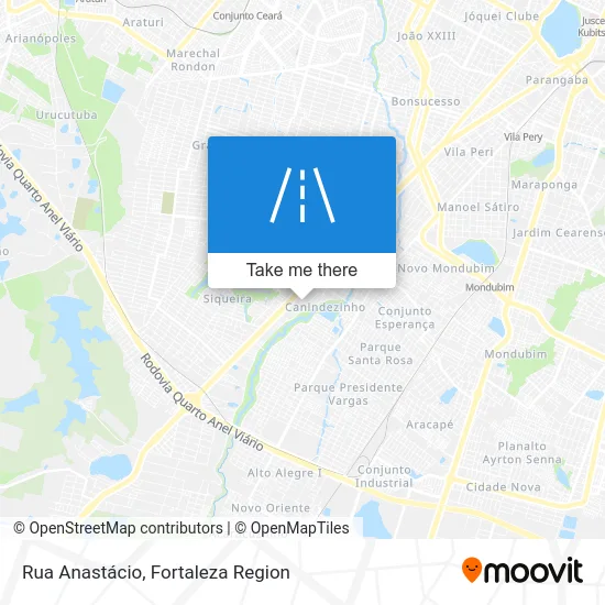 Rua Anastácio map