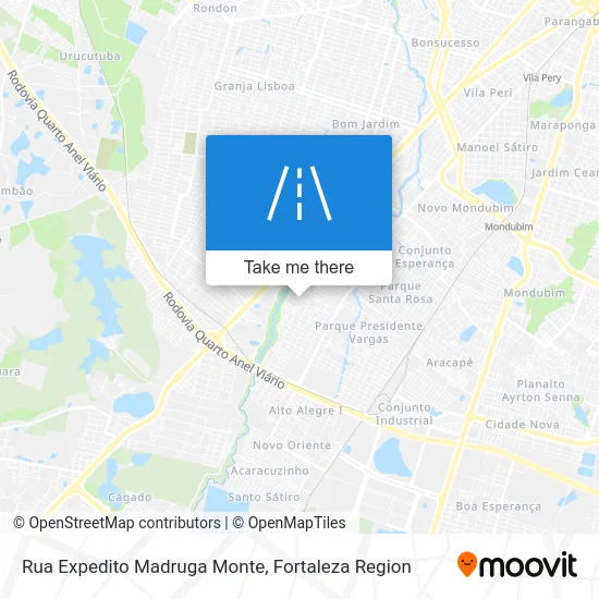 Rua Expedito Madruga Monte map