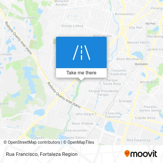 Rua Francisco map