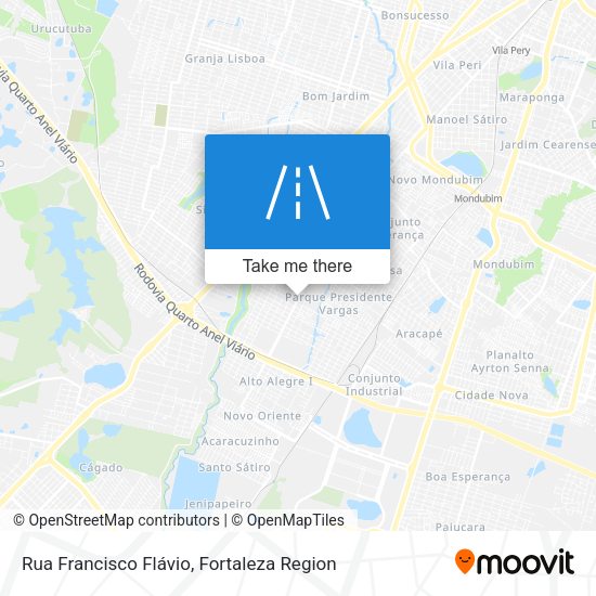 Rua Francisco Flávio map
