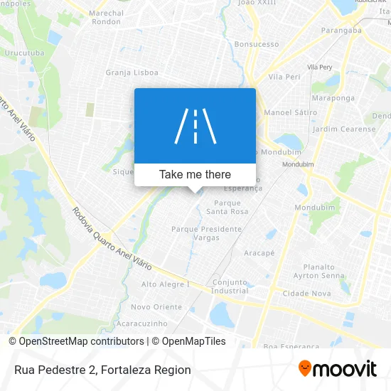 Rua Pedestre 2 map