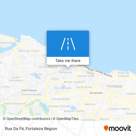 Rua Da Fé map