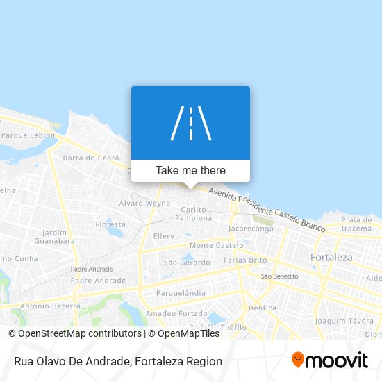 Rua Olavo De Andrade map
