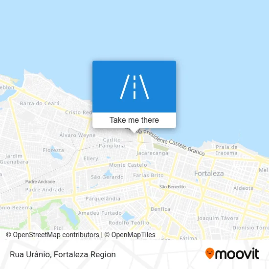 Rua Urânio map