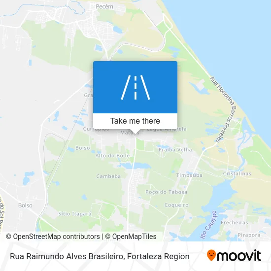 Rua Raimundo Alves Brasileiro map