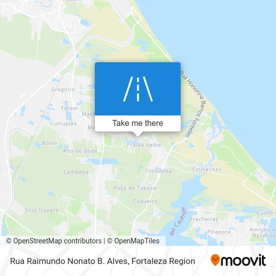 Rua Raimundo Nonato B. Alves map