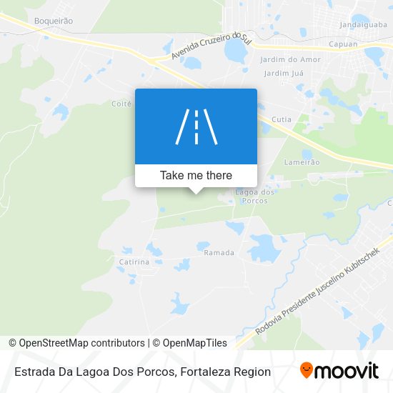 Estrada Da Lagoa Dos Porcos map