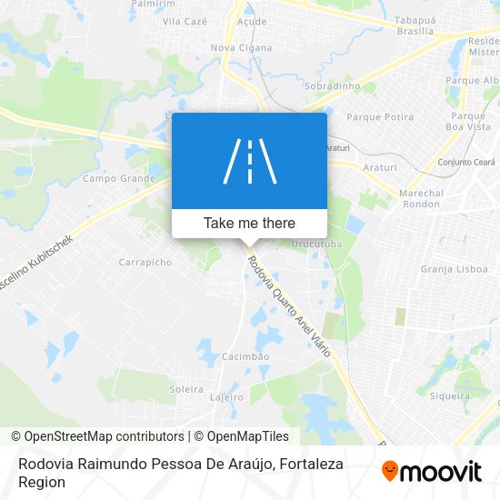 Rodovia Raimundo Pessoa De Araújo map
