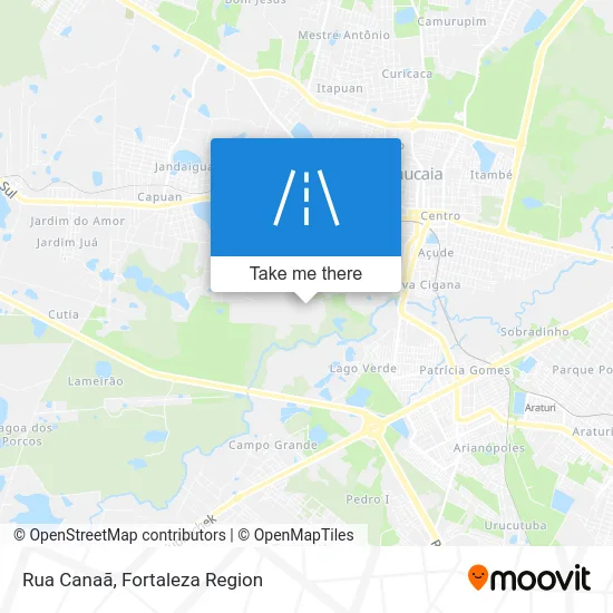 Rua Canaã map