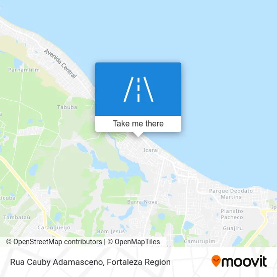 Rua Cauby Adamasceno map