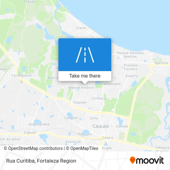 Rua Curitiba map