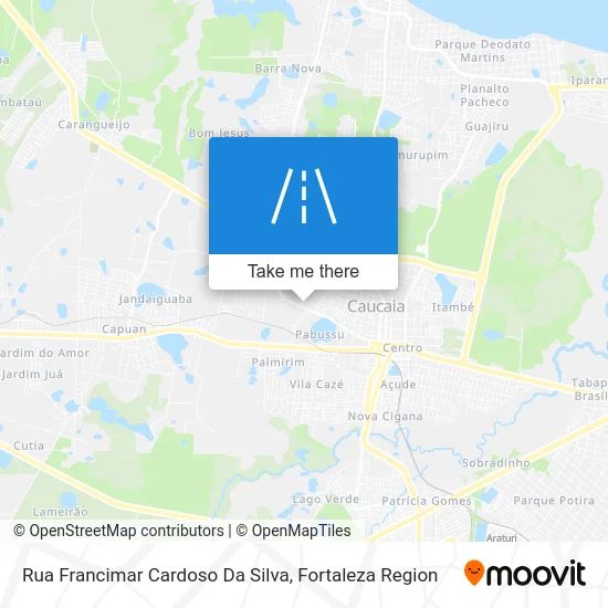 Rua Francimar Cardoso Da Silva map