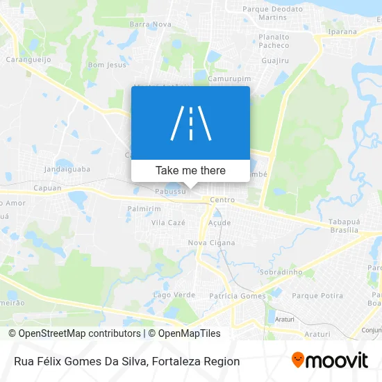 Rua Félix Gomes Da Silva map