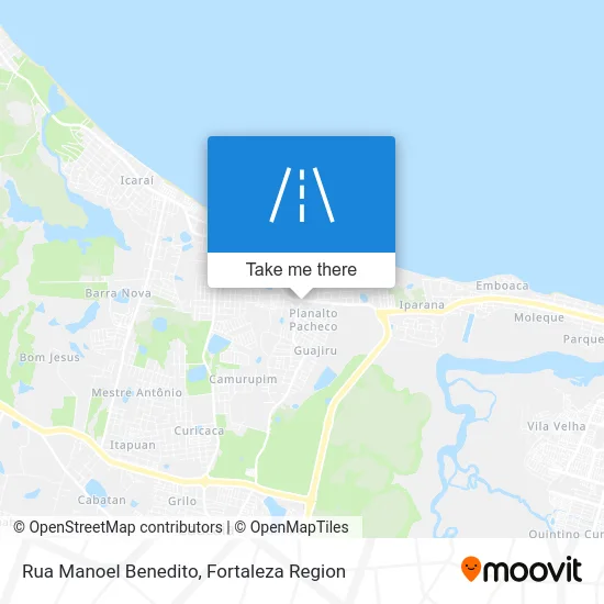 Rua Manoel Benedito map
