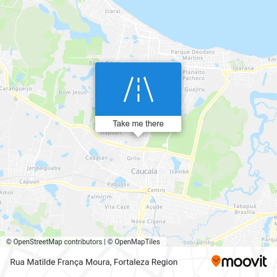 Rua Matilde França Moura map