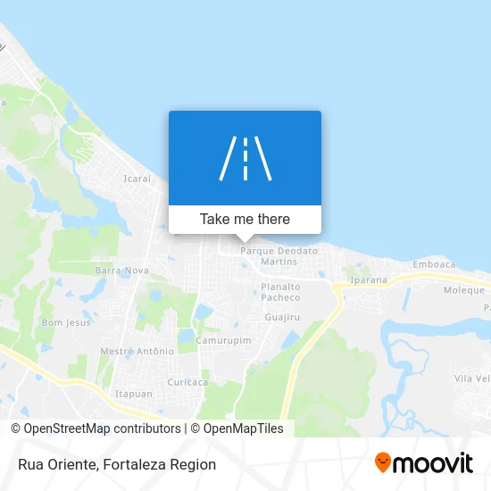 Rua Oriente map