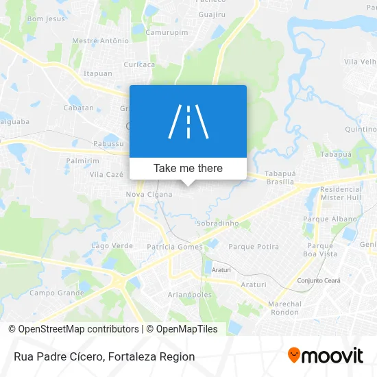 Rua Padre Cícero map