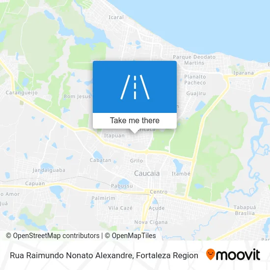 Rua Raimundo Nonato Alexandre map