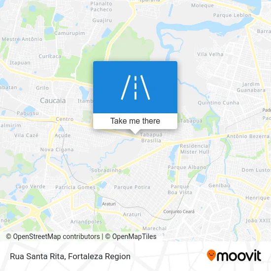 Rua Santa Rita map