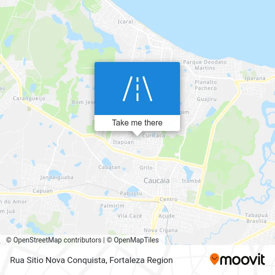 Rua Sitio Nova Conquista map