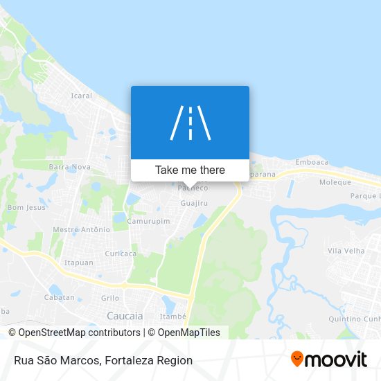 Rua São Marcos map