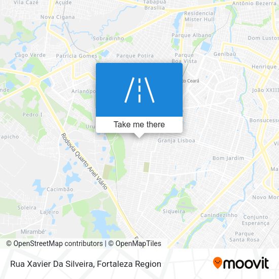 Rua Xavier Da Silveira map