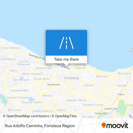 Rua Adolfo Caminha map