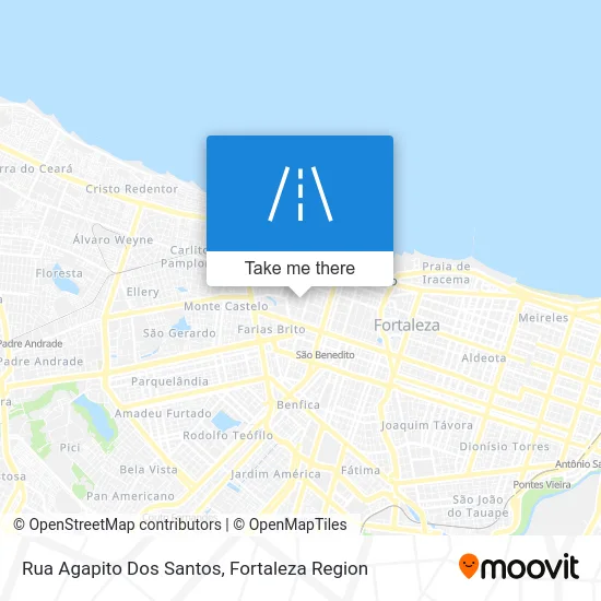 Rua Agapito Dos Santos map