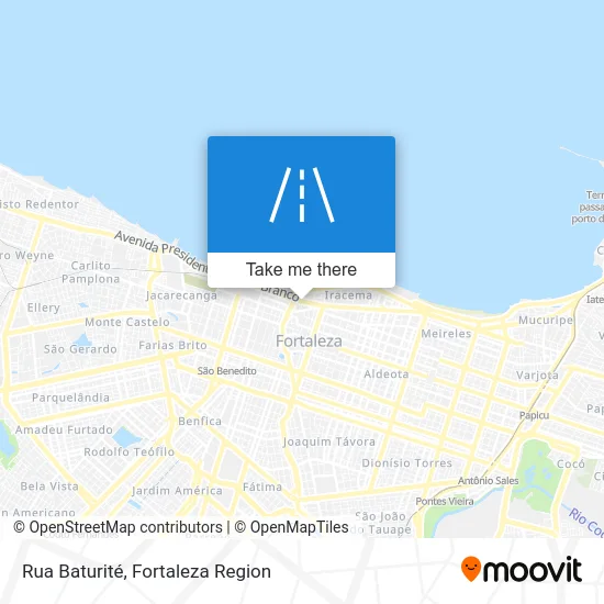Rua Baturité map