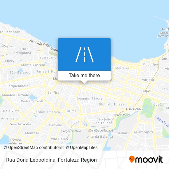 Rua Dona Leopoldina map
