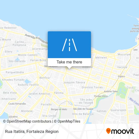 Rua Itatira map