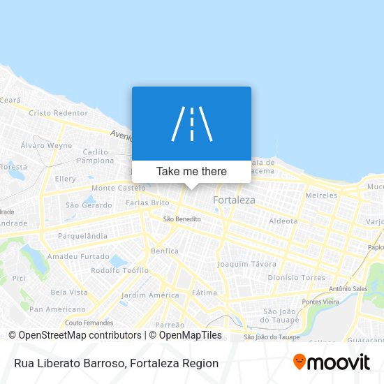 Rua Liberato Barroso map
