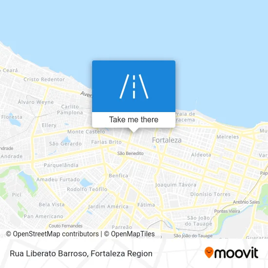 Rua Liberato Barroso map