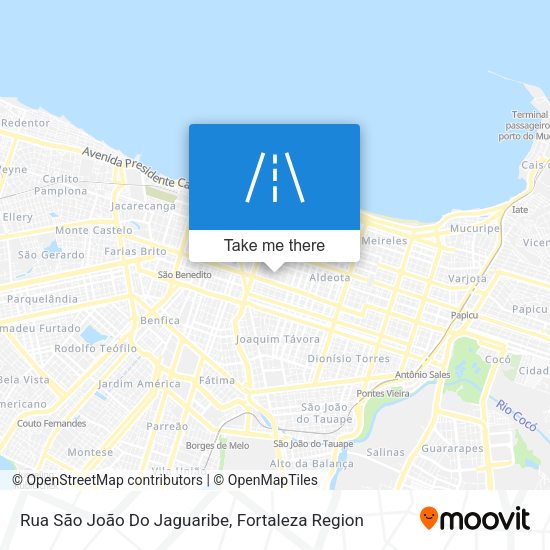 Rua São João Do Jaguaribe map