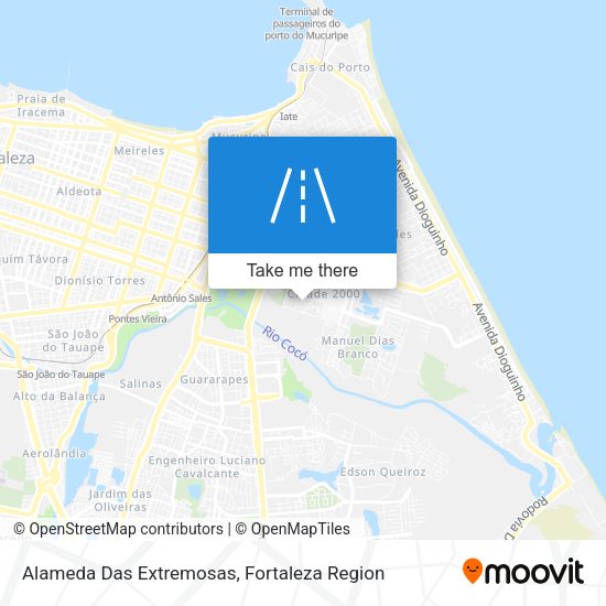 Alameda Das Extremosas map
