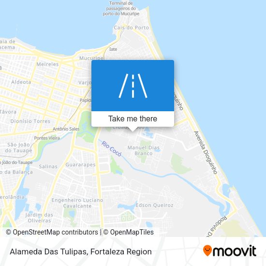 Alameda Das Tulipas map