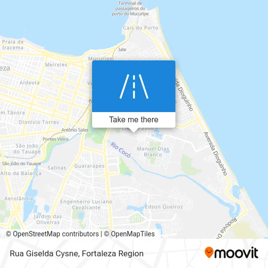 Rua Giselda Cysne map