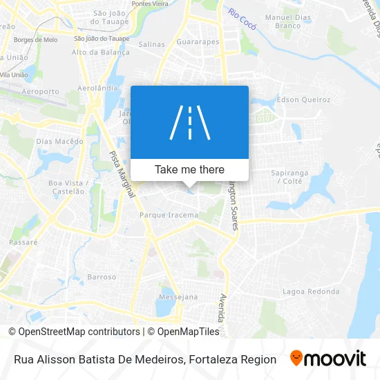 Rua Alisson Batista De Medeiros map